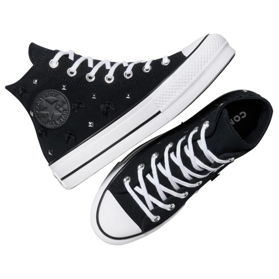 Converse Chuck Taylor All Star Lift Platform Bows & Studs